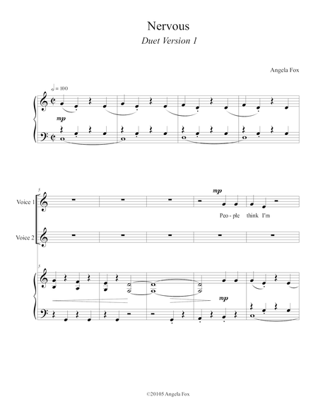 Nervous Vocal Duet Page 2