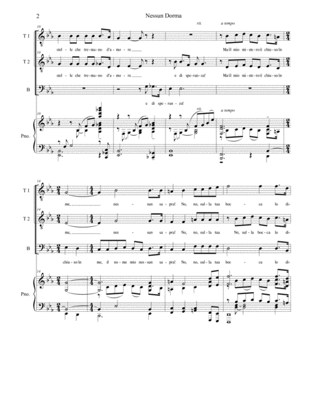 Nessun Dorma For Ttb Page 2