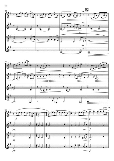 Nessun Dorma Giacomo Puccini Clarinet Quartet Page 2