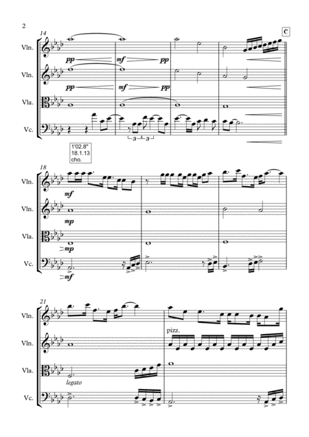 Never Enough From The Greatest Showman String Quartet Page 2