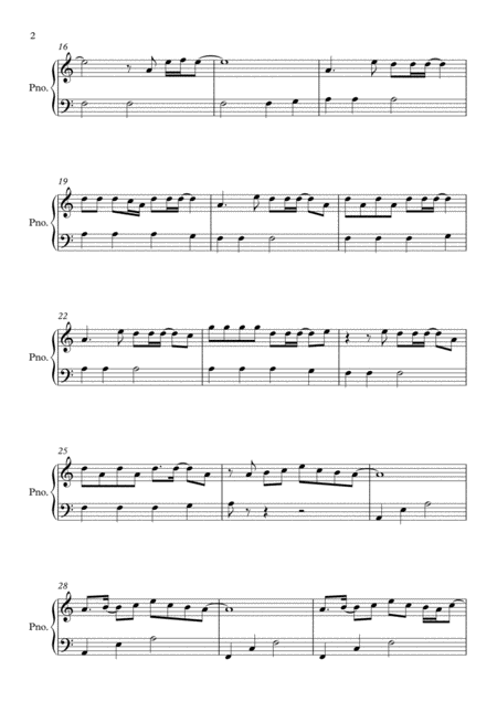 New Rules By Dua Lipa Easy Piano Page 2