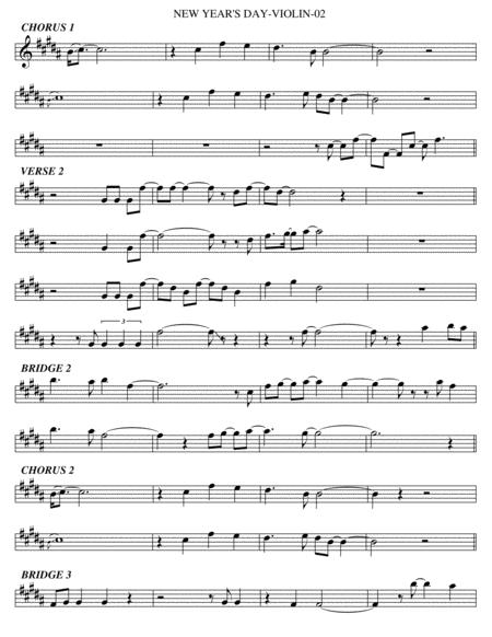 New Years Day Violin Page 2
