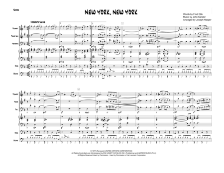 New York New York Trumpet Tenor Sax Trombone And Rhythm Section Page 2