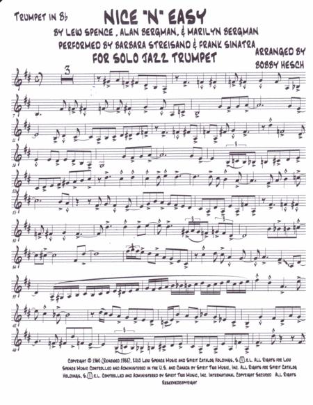 Nice N Easy For Solo Jazz Trumpet Page 2