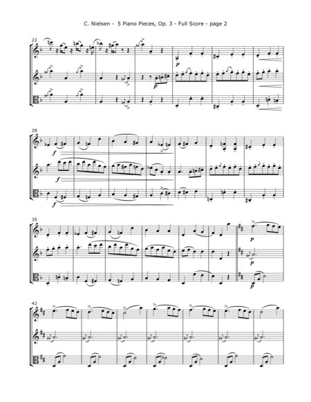 Nielsen C Humoreske For Two Violins And Viola Page 2