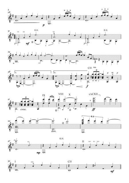 Nights In White Satin Classical Guitar Solo Page 2