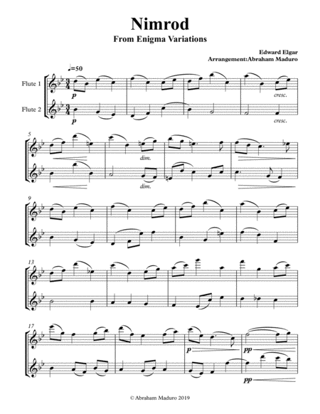 Nimrod Flute Duet Three Tonalities Included Page 2