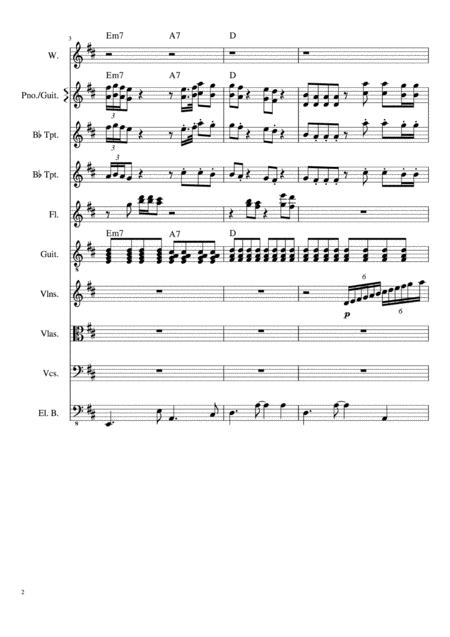 No Me Queda Mas As Played By Selena Lead Sheet Trumpets Violins Violas Cellos Flutes Guitar Voice Bass Page 2