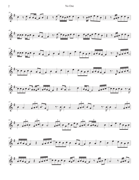 No One Clarinet Page 2