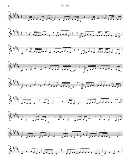 No One Original Key Horn In F Page 2