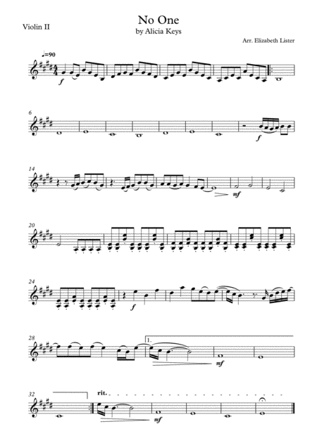 No One String Quartet Page 2