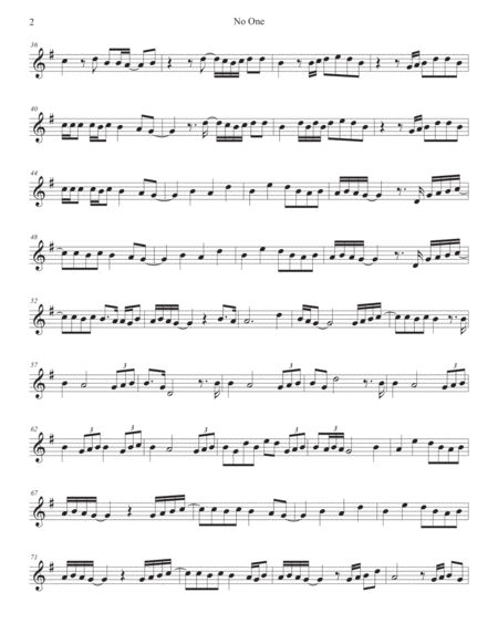 No One Tenor Sax Page 2