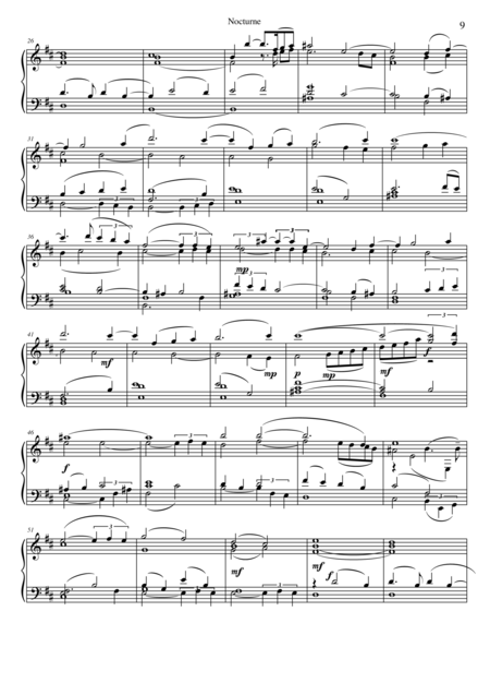 Nocturne For Piano 2 Hands Page 2