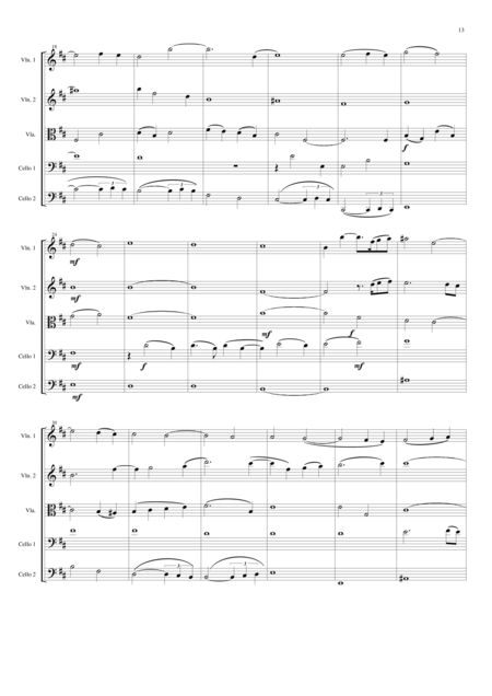 Nocturne For String Quintet Page 2