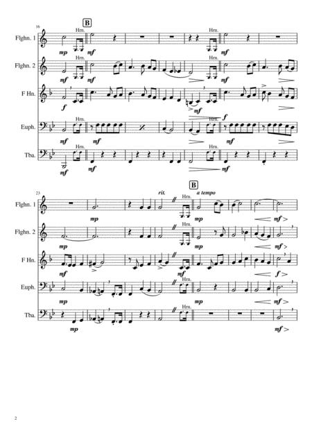 Nocturne From Midsummer Nights Dream F Mendelssohn Brass Quintet Horn Solo Page 2