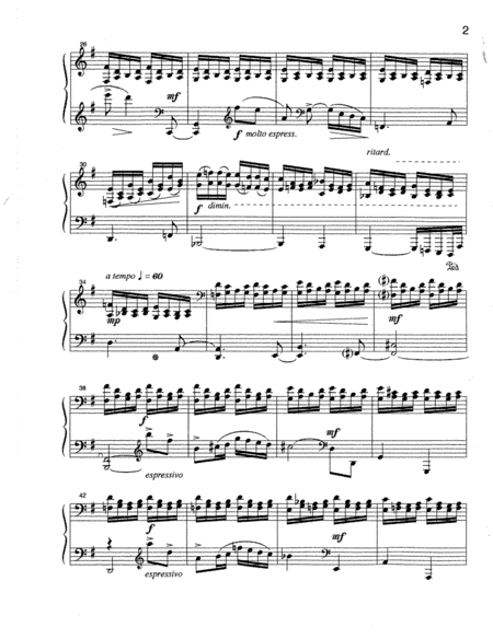 Nocturne In G For Solo Piano Page 2