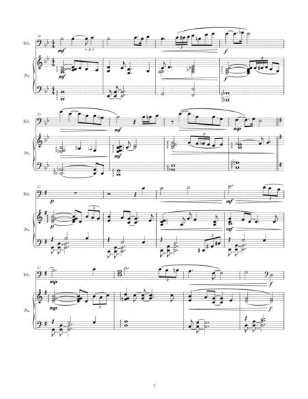 Nocturne No 1 For Trombone And Piano Page 2