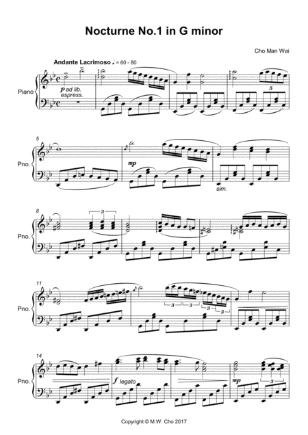 Nocturne No 1 In G Minor Op 1 Page 2