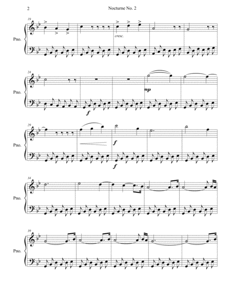 Nocturne No 2 In G Minor Page 2