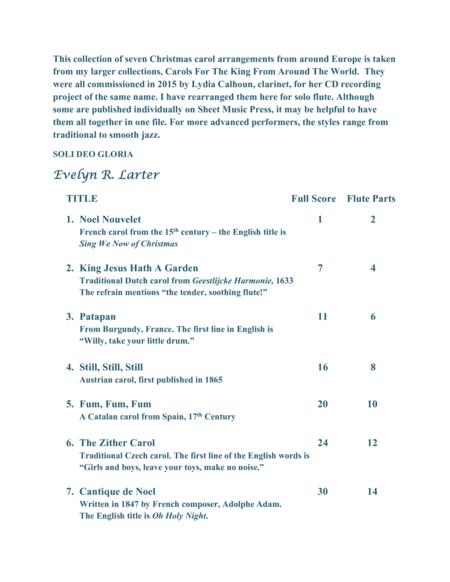 Noel Nouvelet European Carols For Flute And Piano Page 2