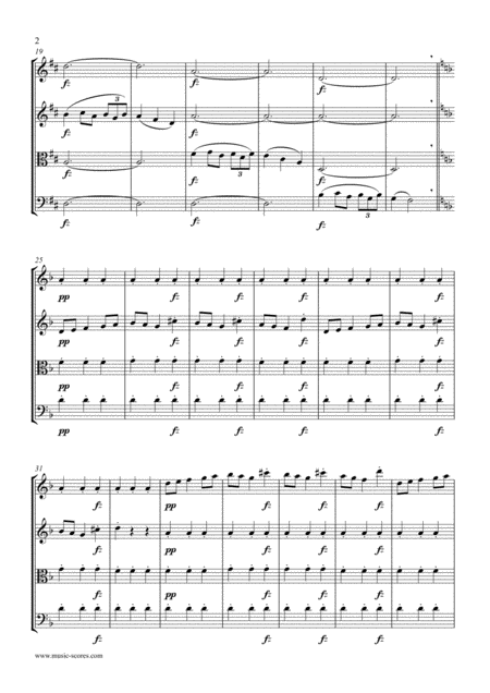 Norwegian Melody Op 12 No 6 String Quartet Page 2