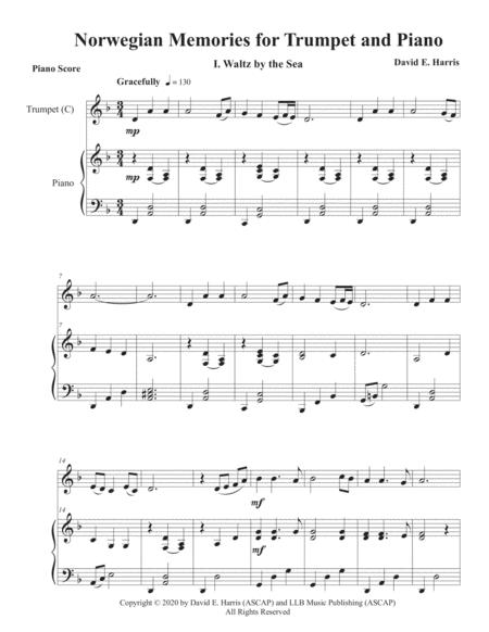 Norwegian Memories For Trumpet And Piano Page 2