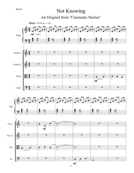 Not Knowing For String Orchestra Page 2