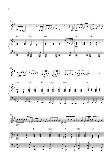 Nothings Gonna Change My Love For You Bb Clarinet Solo And Piano Accompaniment Page 2