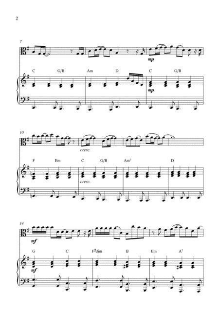 Nothings Gonna Change My Love For You Viola Solo And Piano Accompaniment With Chords Page 2