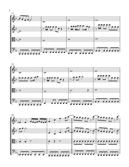 Nothings Gonna Stop Us Now String Quartet Page 2