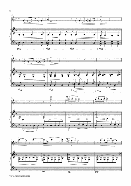 Notturno From Quartet No 2 Flute And Piano Page 2