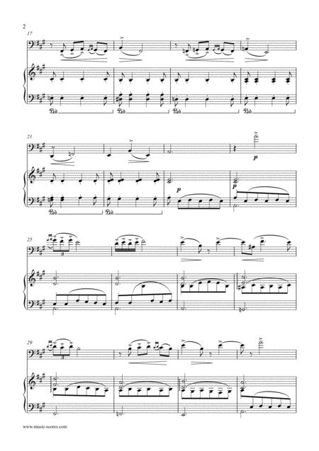 Notturno From Quartet No 2 Trio Cello Piano Page 2