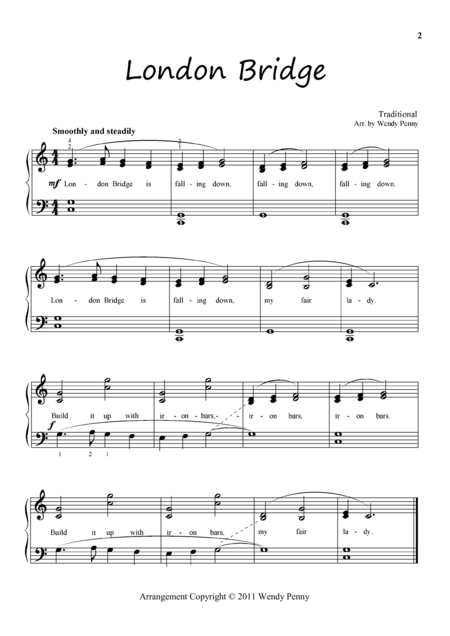 Nursery Rhymes For Piano Book 2 Page 2