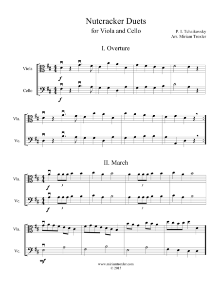 Nutcracker Duets For Viola And Cello Page 2