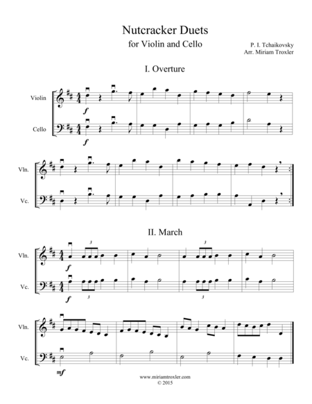Nutcracker Duets For Violin And Cello Page 2