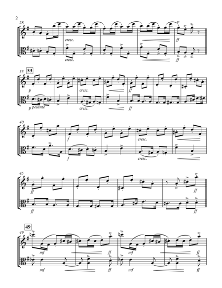 Nutcracker Suite Russian Dance Violin And Viola Duet Page 2