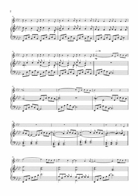 Nuvole Bianche For Flute And Piano Page 2