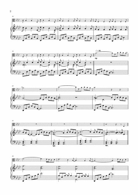 Nuvole Bianche For Viola And Piano Page 2