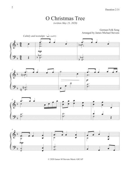 O Christmas Tree Quiet Christmas Piano Page 2