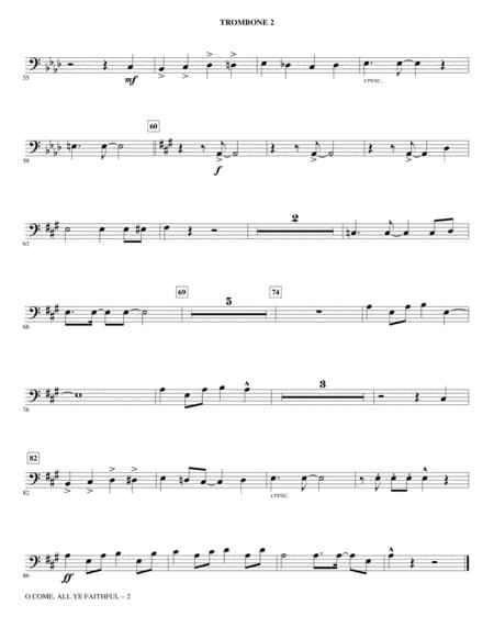 O Come All Ye Faithful Arr Mac Huff Trombone 2 Page 2