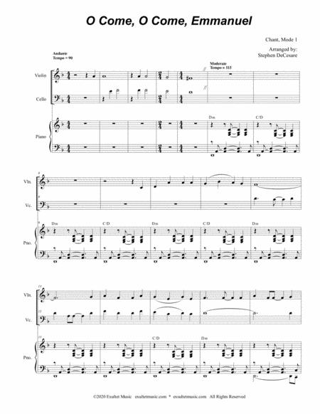O Come O Come Emmanuel Duet For Violin And Cello Page 2