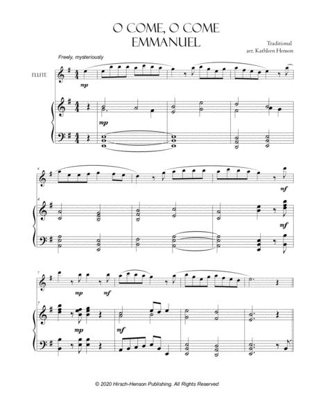 O Come O Come Emmanuel For Solo Flute Page 2