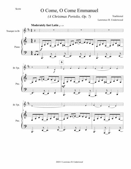 O Come O Come Emmanuel For Solo Trumpet Page 2