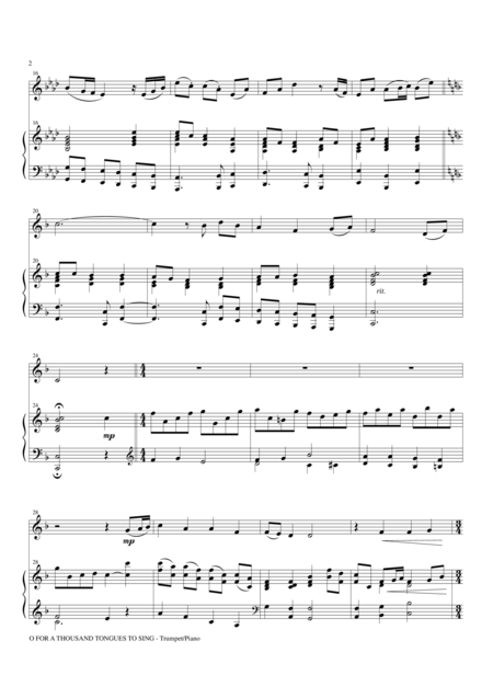 O For A Thousand Tongues To Sing Trp Pn Page 2