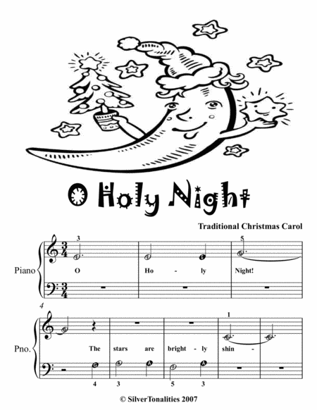 O Holy Night Beginner Piano Sheet Music Pdf Page 2