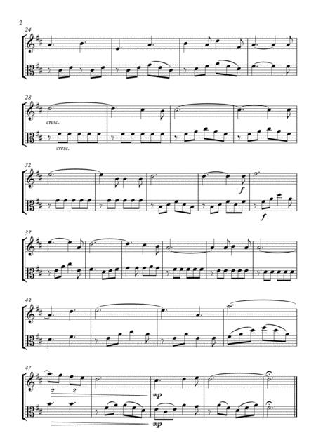 O Holy Night Duet For Violin And Viola Page 2