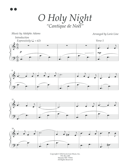 O Holy Night Easy Page 2