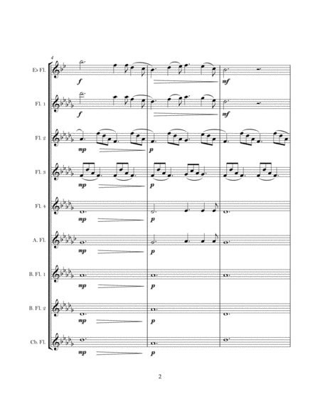 O Holy Night Flute Choir Page 2