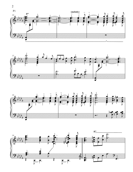 O Holy Night For 2 Pianos 4 Hands Advanced In The Style Of Debussy Page 2