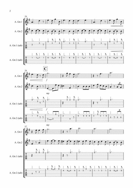 O Holy Night For Guitar Duet Page 2